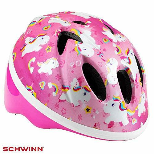 Schwinn Infant Bicycle, Scooter, Skateboard Helmet with Dial Fit Adjust, 1+ Years, Pink Unicorn Design, 44-50cm 0