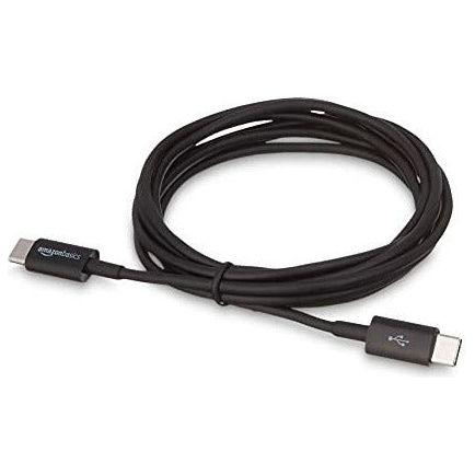 Amazon Basics USB Type-C to USB Type-C 2.0 Cable - 6 Feet (1.8 Meters) - Black, 5 pack 4