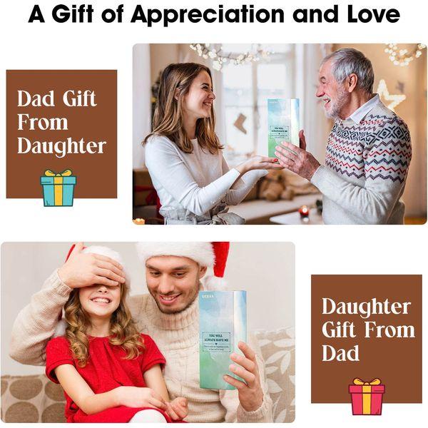 Ufkaa Gifts for Dad from Daughter, Daddy Presents for Fathers Day, Christmas, Birthday, Father of the Bride Gift, Sentimental Idea Figurine in Memory of Dad, Sympathy Gift Loss of Dad 4