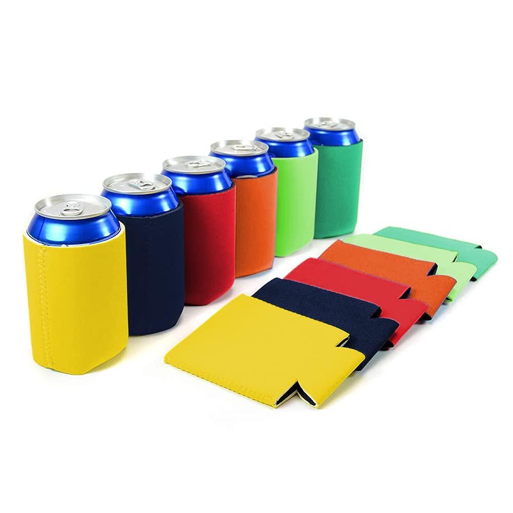 Janjunsi Beer Cans Cooler Sleeve 6 Pieces - Neoprene Cans Beer Bottle Insulators Cover for Wedding, Party, Event 4