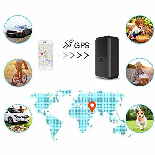 Mini GPS Trackers, Upgrade Kimfly Anti-thief GPS Tracking Device SMS Locator Global Real Time Tracking for Car/Vehicle/Motorcycle/Bycicle/Kids/Wallet/Bags with Free App for iOS and Android 1