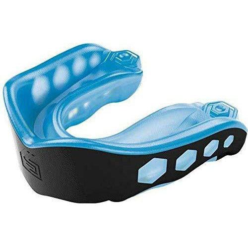 Shock Doctor Adult Gel Max Mouth Guard, Blue/Black, Youth 0