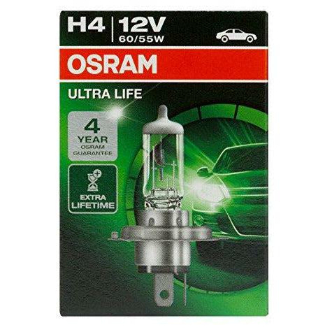 OSRAM ULTRA LIFE H4, halogen headlamp, 64193ULT, 12 V passenger car, folding carton box (1 unit) 3