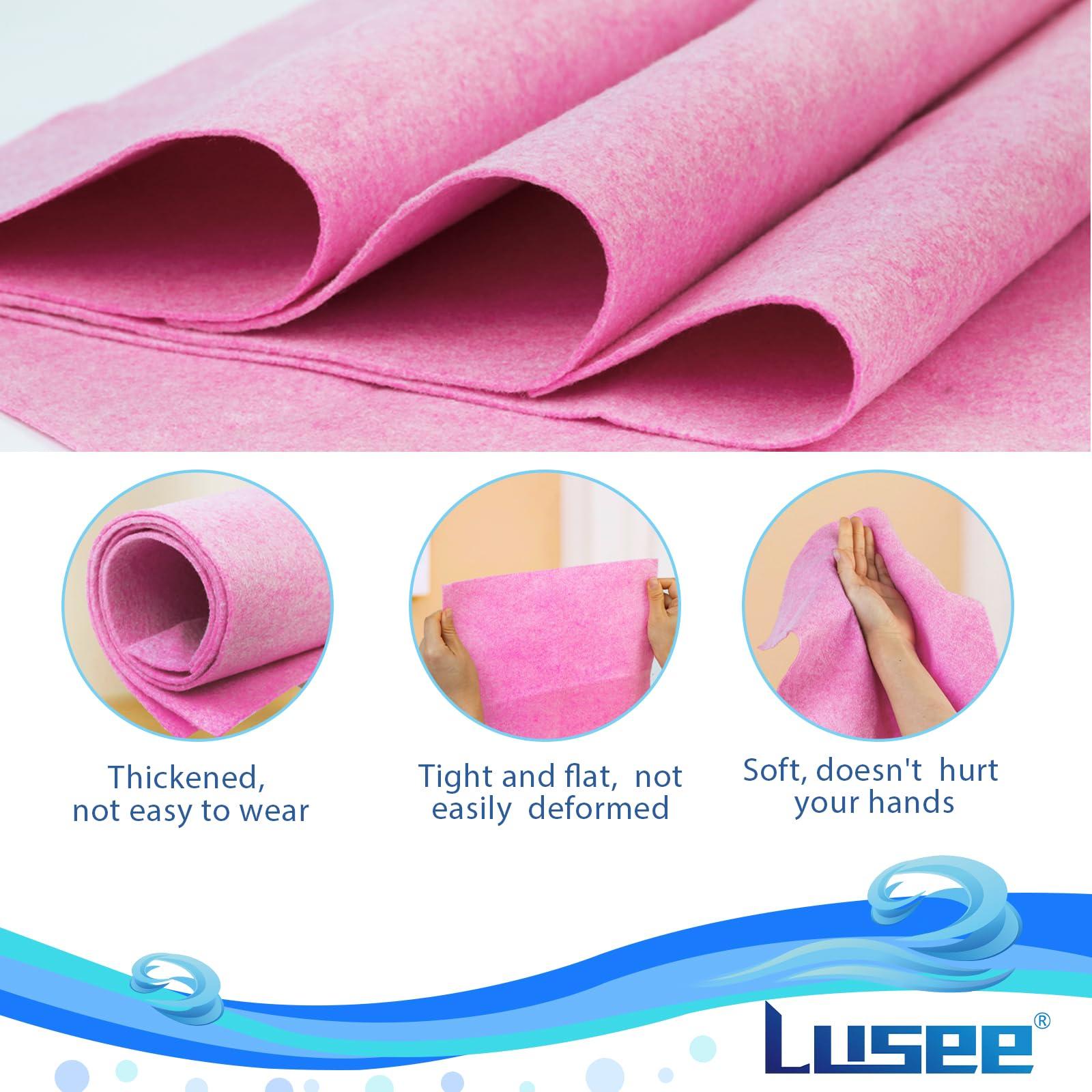 Lusee 10 Pack Thickened Magic Cleaning Cloths for Kitchen 30x30cm, Microfibre Cleaning Cloth for Kitchen Reusable Cleaning Towel Tea Towel, Mixed Colors 3