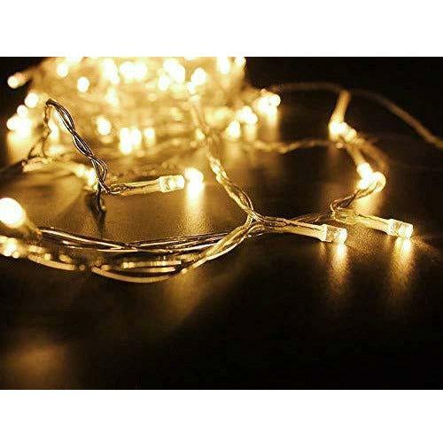 LED String Fairy Lights On Clear Cable with 8 Light Effects, Ideal for Home, Christmas, Wedding, Party (Day White, 300 LEDs) 1