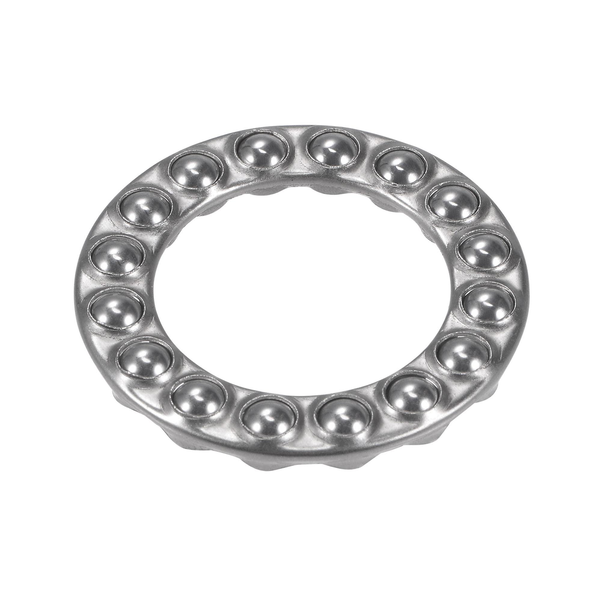 sourcing map S51105 Thrust Ball Bearing 25mm Bore 42mm OD 11mm Thick Stainless Steel with Washers 2pcs 3