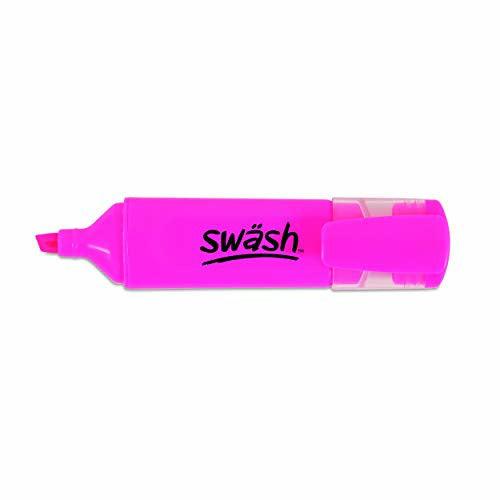 SwÃ¤sh HLP48PK Premium Highlighter Pens for Schools and Students - Wedge Tip - Neon Pink (48 Pack of Markers) 2