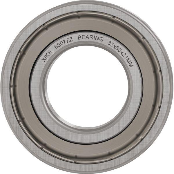 XIKE 2 pcs 6307ZZ Ball Bearings 35x80x21mm, Pre-Lubricated & Bearing Steel & Double Metal Seals,6307-2Z Deep Groove Ball Bearing with Shields 2