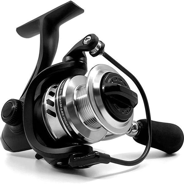Ashconfish Fishing Reel, Freshwater and Saltwater Spinning Reel, Come with 109Yds Braid line. Lightweight Body, 5.0:1 Gear Ratio, 7+1 Steel BB, Max 17.6lbs Carbon Drag, Metal Spool &Handle,BF3000 0