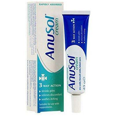Anusol Cream for Haemorrhoids Treatment - Shrinks Piles, Relieves Discomfort and Soothes Itching - 43 g Tube 0