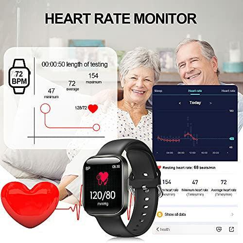 Kaforto Smart Watch, 1.54 Inch Touch Screen smart watches, Fitness Watch with Heart Rate and Sleep Monitor, IP68 Waterproof Smartwatch with 20 Mode Sports, Smart Watches for men Women for Android iOS 3