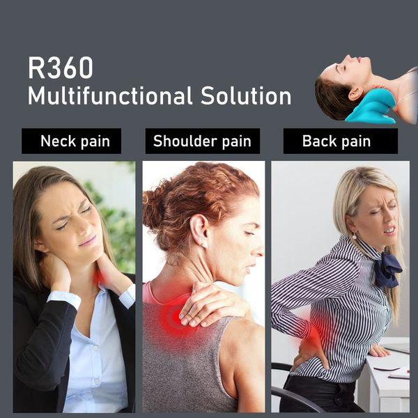 REARAND® 3 in 1 Neck Cloud,Neck Stretcher, Back Stretcher for Neck, Should or Back Pain Relief,Neck bulging,Cervical Spine Alignment,TMJ Chiropractic Pillow,Posture Corrector, REARAND Stretcher 2