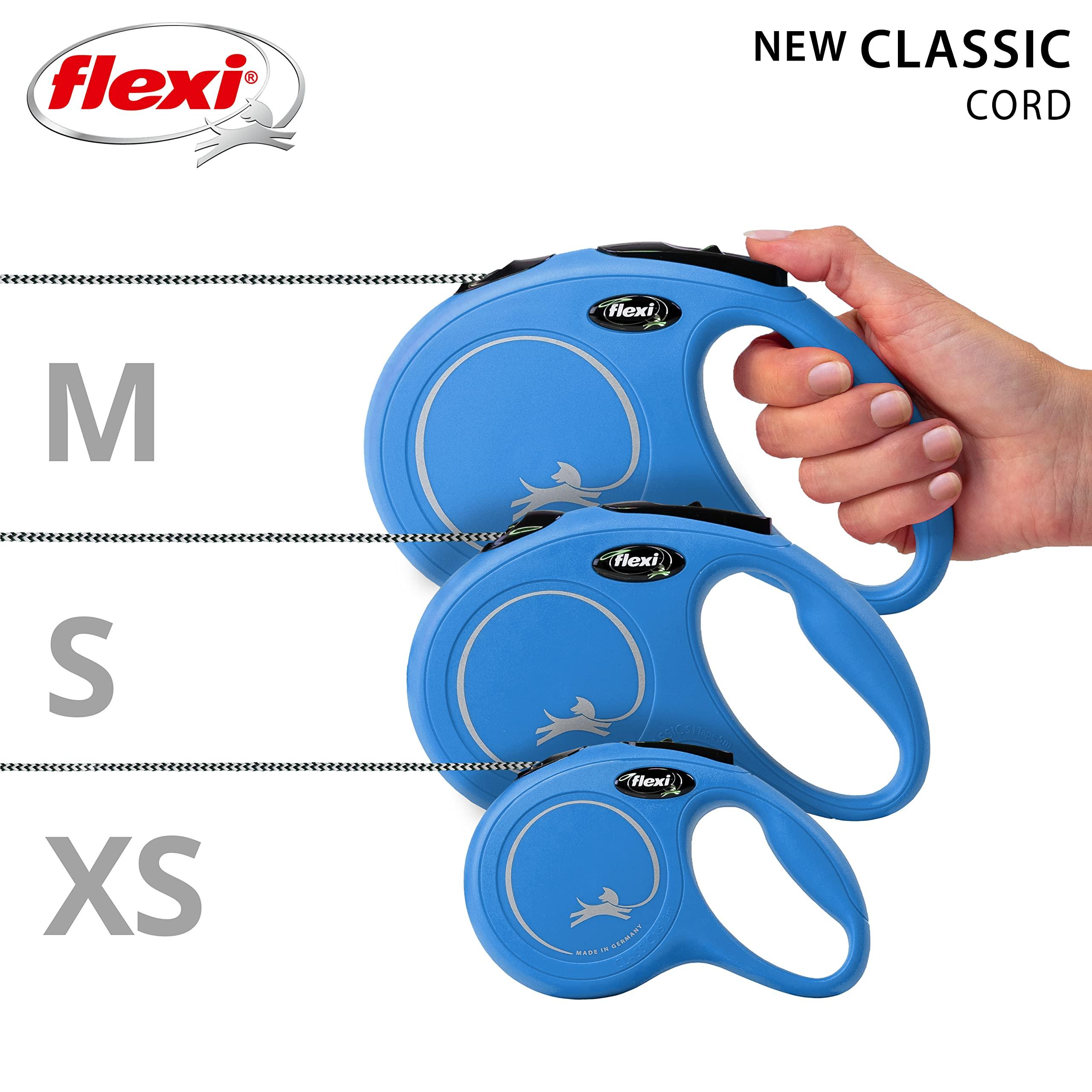 Flexi New Classic Cord Blue Small 8m Retractable Dog Leash/Lead for dogs up to 12kgs/26lbs 4