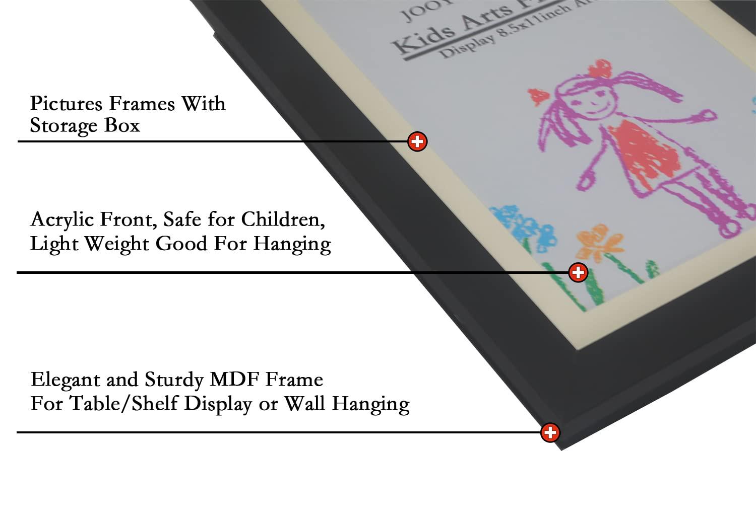 YiPinYin Kids Art Frames Black A4 3