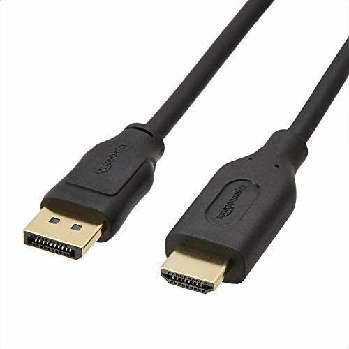 AmazonBasics DisplayPort to HDMI Cable - 0.9 m 0