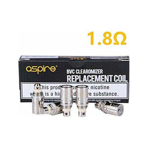 Aspire BVC Clearomizer Replacement Coil BVC Coils 1.8 Ohm for K1/K2 tank, ET, ET-S,CE5, CE5-S, Vivi Nova, Vivi Nova-S, Mini Vivi Nova, Mini Vivi Nova-S 3