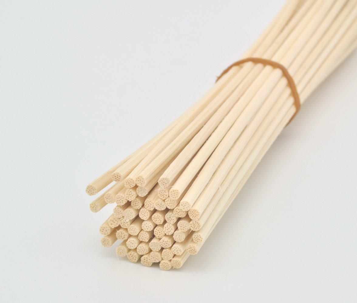 Ougual 100 Pieces Rattan Reed Diffuser Replacement Refill Sticks (18cm x 3mm) 1