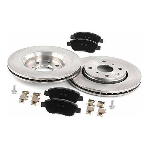 Mapco 47355 brake set brake discs with brake pads front axle 1