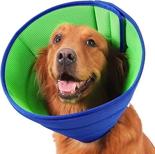 Large Dog Soft Dog Cone Recovery Collars & Cones after Surgery for Medium Large Dogs, Comfy Ecollars to Stop Licking, Adjustable, Dog Ecollars for Recovery 1