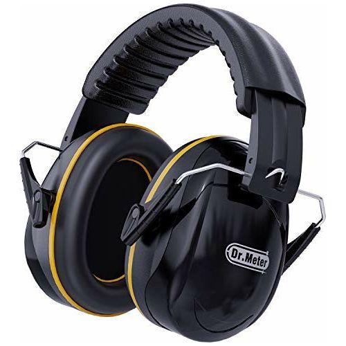 Ear Defenders, Dr.meter SNR 34dB Noise Reduction Earmuffs with with Adjustable Headband, Double Layers Hearing Protection for Gardening, Hunting, Construction, Yard Work, Firework, Carry Bag included 0