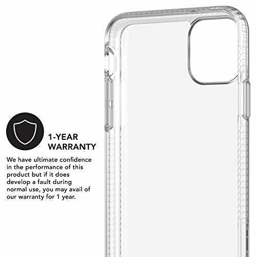 Tech21 Protective Apple iPhone 11 Pro Max Ultra Thin Back Cover with BulletShield Protection - Pure Clear - Transparent 3