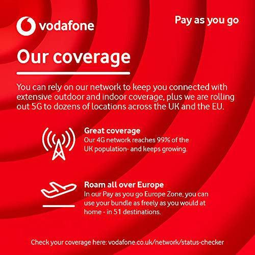 Vodafone Pay As You Go 8GB Data Sim 1