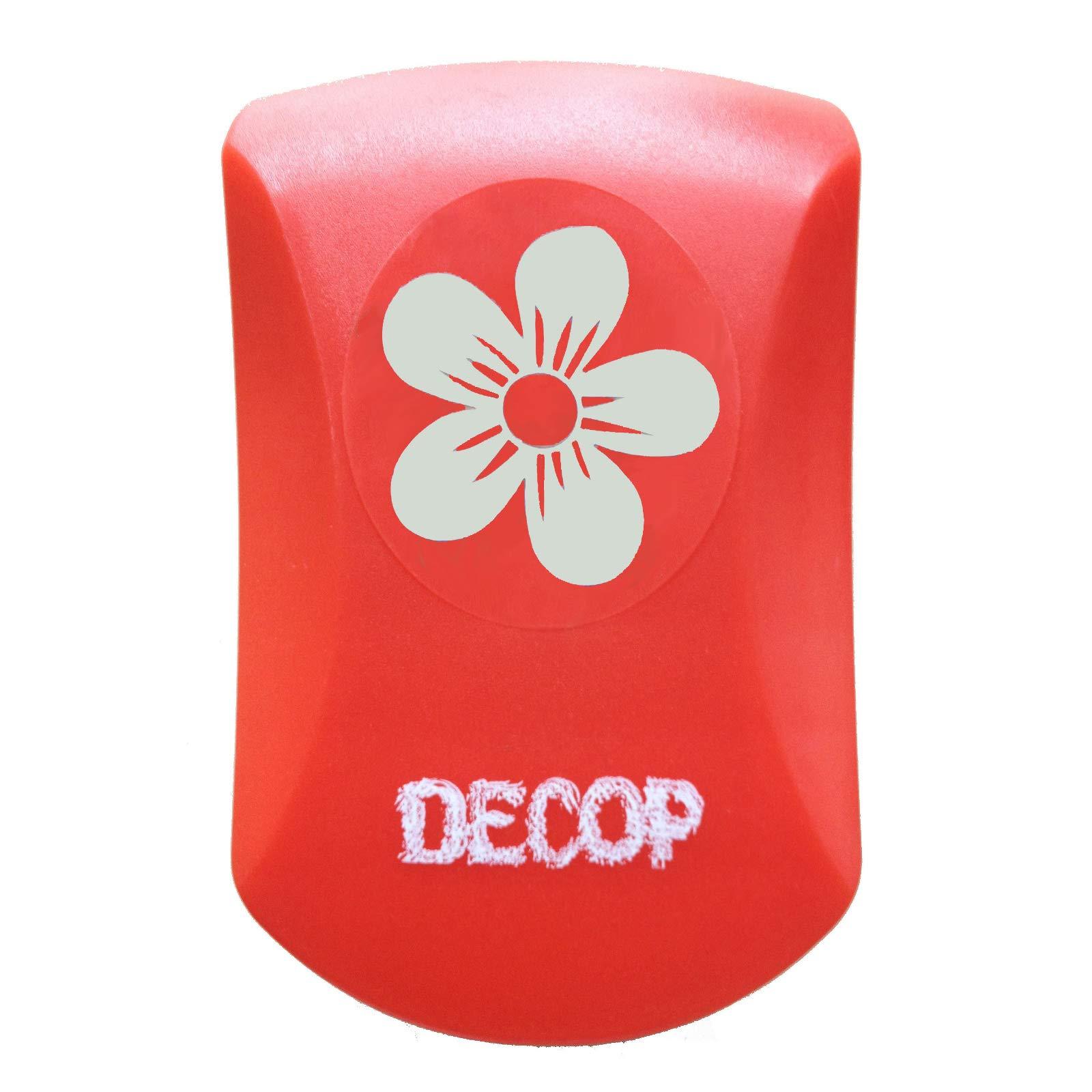 DECOP embossed punch cute Flower 1