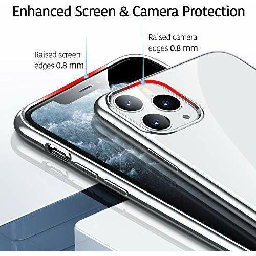 ESR Essential Zero Designed for iPhone 11 Pro Case, Slim Clear Soft TPU, Flexible Silicone Cover for iPhone 11 Pro, Black Frame 1