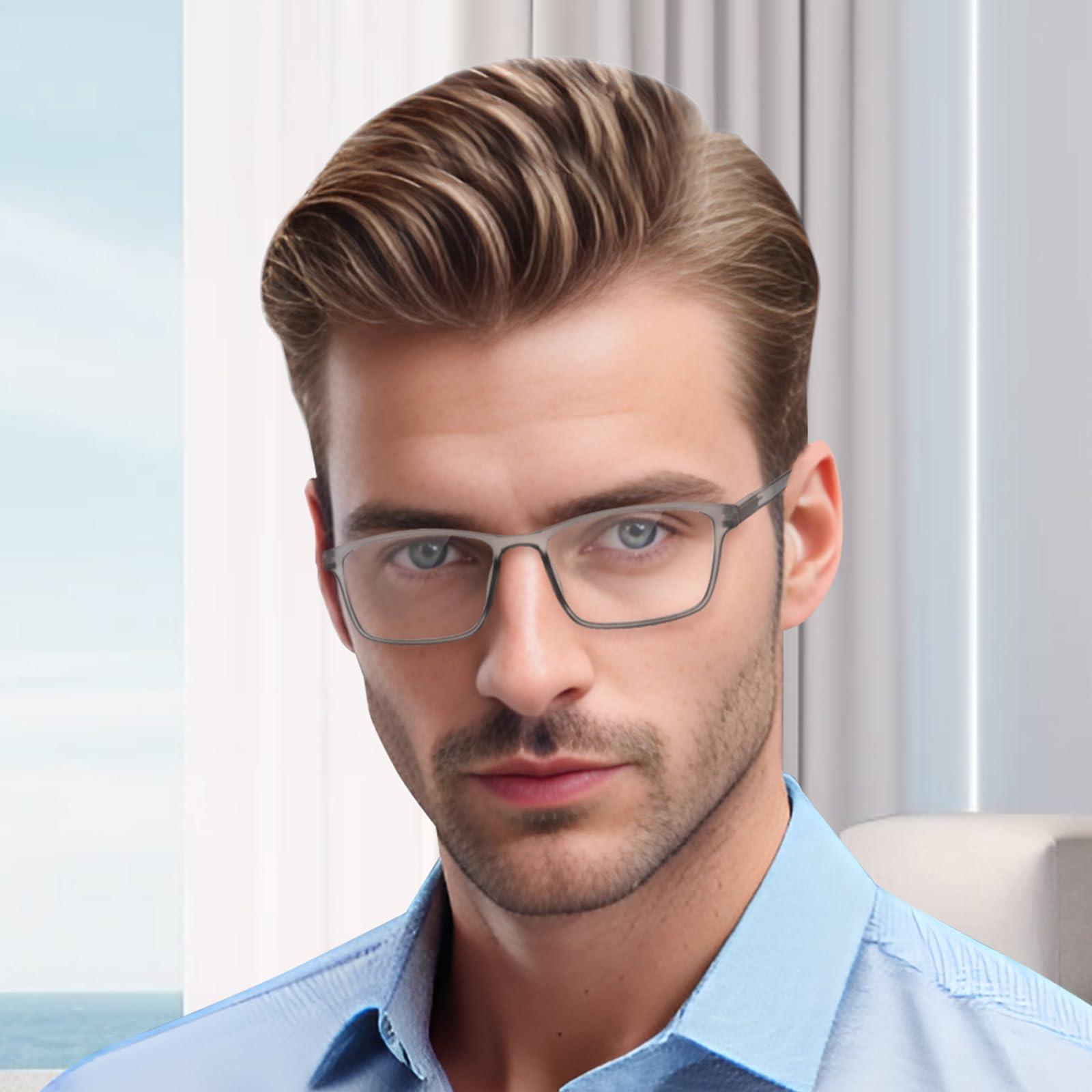 TERAISE 4-Pack Reading Glasses Blue Light Blocking Computer Eyeglasses Ultra-Light High Elasticity Readers Reduce Eye Fatigue for Men and Women(+1.25X) 4