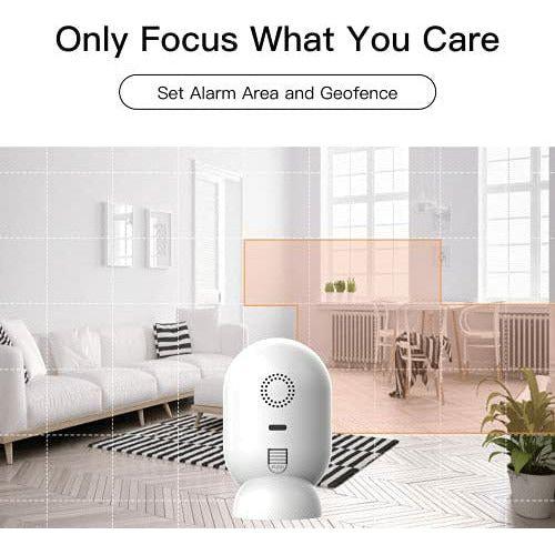 5GHz WiFi Camera Laxihub Baby Camera Monitor 1080P, Dog/Cat/Pet Camera with App AI Human Motion Detection Area Customized, Real-time 2-Way Audio Night Vision, 2.4GHz/5GHz Dural Band WiFi with SD Card 2