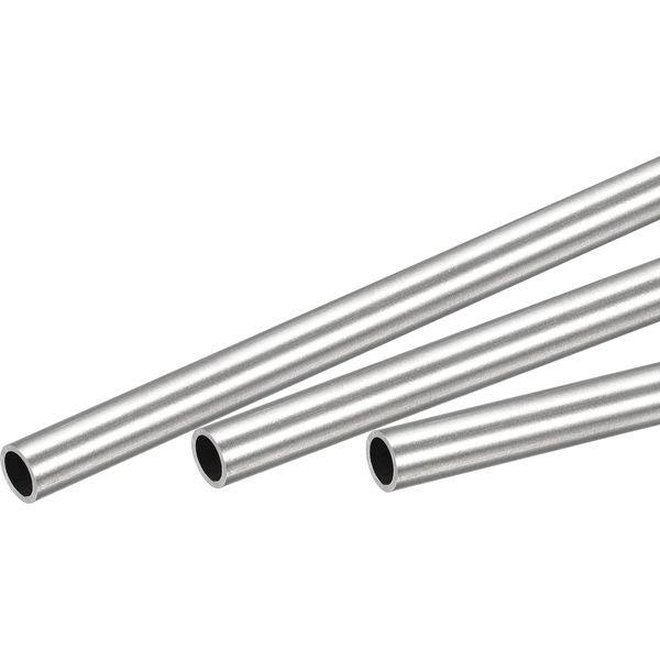 sourcing map 316 Stainless Steel Tube, 6mm OD 1mm Wall Thickness 250mm Length Pipe 3 Pcs