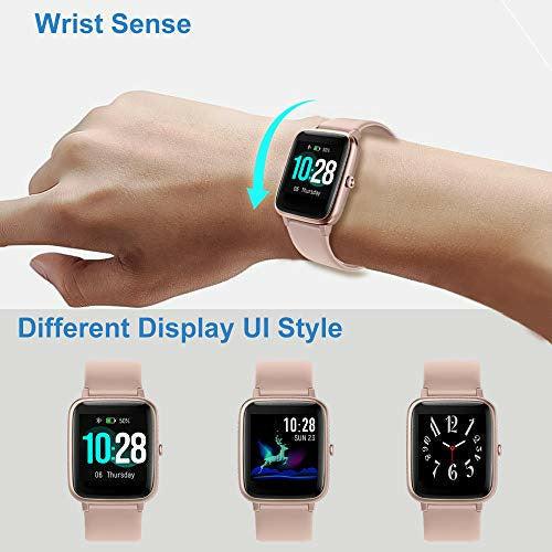 Willful Smart Watch,1.3" Touch Screen Smartwatch,Fitness Trackers With Heart Rate Monitor,Waterproof IP68 Fitness Tracker 2