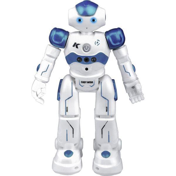 kuman robot remote control rc robot, toy gift for children adults, programmable remote control robot, gesture detection, children animation r2 0