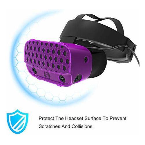 AMVR VR Headset Protective Shell Multiple Colors Cover for Oculus Rift S Accessories (Purple) 3