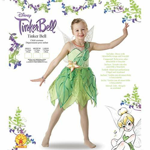 Rubie's Official Tinkerbell Fairy Girls Disney Fancy Dress Fairies Costume Child Kids 3