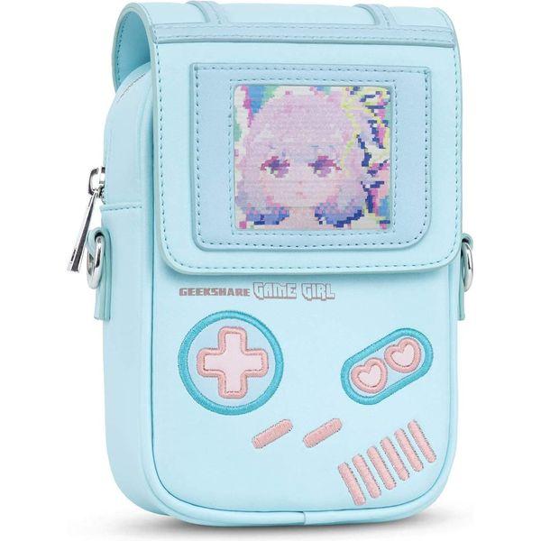 GeekShare Game Girl Crossbody Bag Backpacks Bag Purse with DIY Card Slot For Women, Convenient, Fashion & Light weight