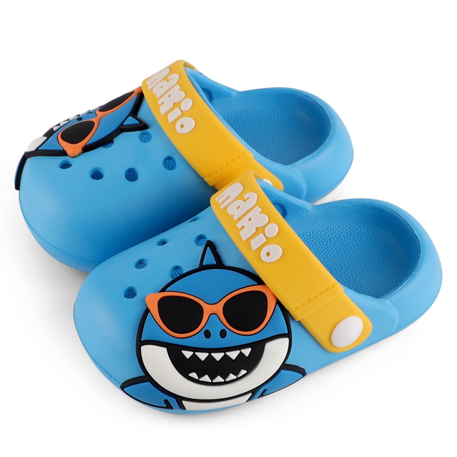 Cheerful Mario Baby Boys Girls Clogs Toddlers Garden Shoes Little Kids Beach Pool Slippers Summer Sandals Purple 11.5/12 UK Child 1