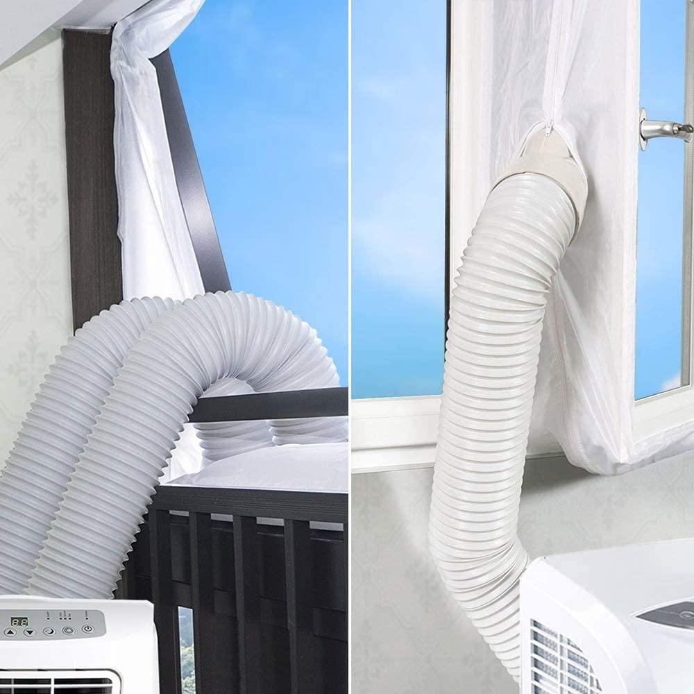 Blinngo Window Seal for Mobile Air Conditioners, Hot Air Stop for Attaching on Windows, Casement Windows, Air Conditioner, 300cm 8