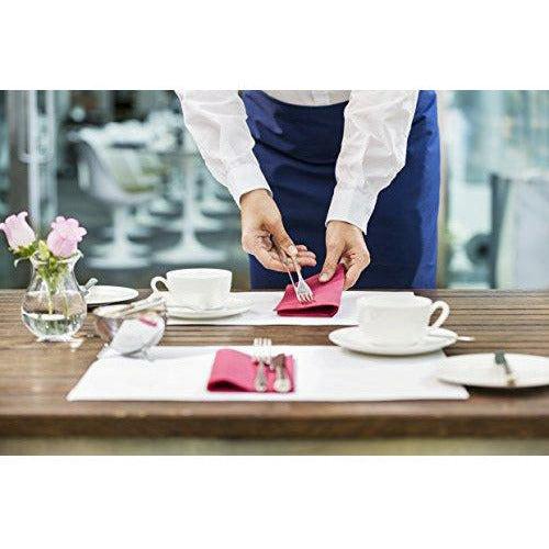 Tork 474540 Bistro Red Paper Placemat / Modern 1 Ply Decorated Paper Place Mat in Red & White / WxL: 42cm x 27cm / 500 Placemats 3
