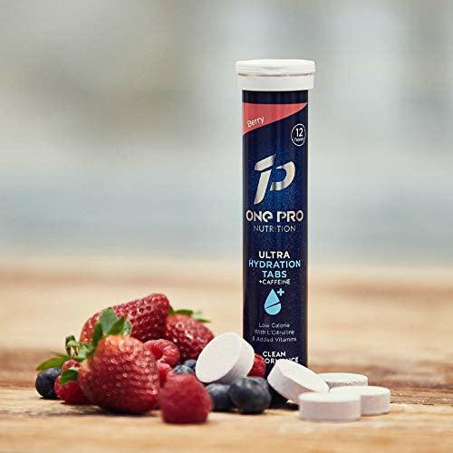 ONE PRO Nutrition Ultra Hydration Tabs + Caffeine - Berry (Single Tube) 1