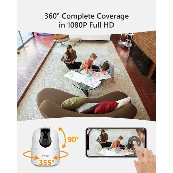 IMOU 2.5K WiFi Camera Indoor Pet Dog Camera 4MP, 360° Home Security Wireless IP Baby Camera, Human Detection AI, Smart Tracking, Siren, 10m Night Vision, 2-Way Audio, Privacy Mode, Works with Alexa 2