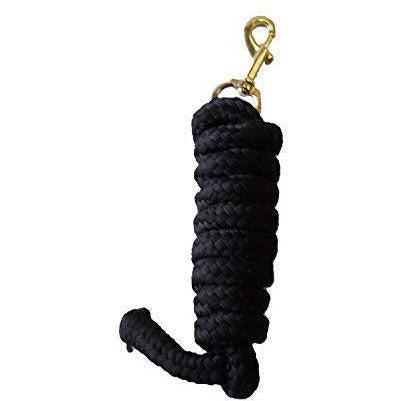 Rhinegold Luxe Lead Rope, Black 0