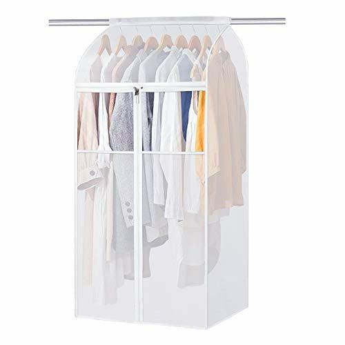 Univivi Large Garment Bag Length 60inch, Peva 152cm?Clothes Protector With a Full-Length Smooth and Strong Zipper?Garment Bags for Organizer Closet Hanging Wardrobe Protect - Dust 0