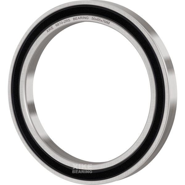 XIKE 6810-2RS Ball Bearings 50x65x7mm, Grease and Bearing Steel & Double Rubber Seals,6810RS Deep Groove Ball Bearing with Shields, 10 in a Pack 3