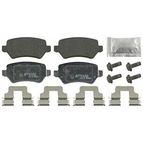 febi bilstein 16512 Brake Pad Set with additional parts, pack of four 0