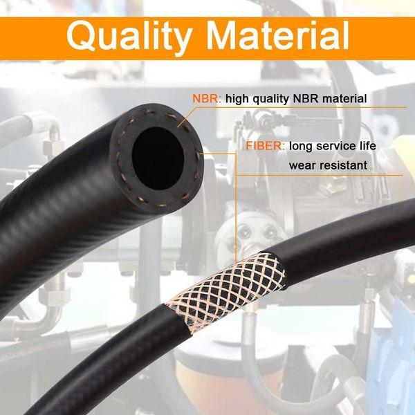 Fuel Line Hose 6m Fuel Pipe 8mm ID Fuel Hose Fuel Line for Car Tractor Motorcycle Small Engines 3