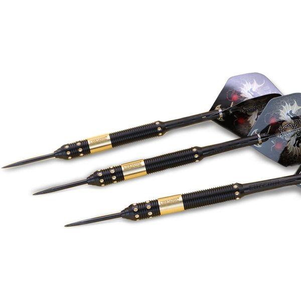 CUESOUL 23 Grams Steel Tip Darts with deluxe PU darts case - Dragon Series 003 4