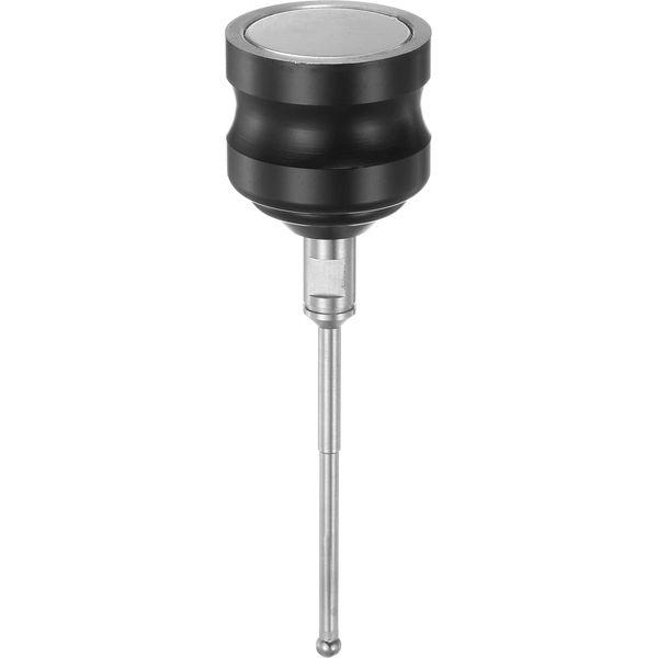 sourcing map Zero Touch Probe Locating L100mm 4mm Tungsten Steel Ball Magnetic Centering Device for EDM Machine