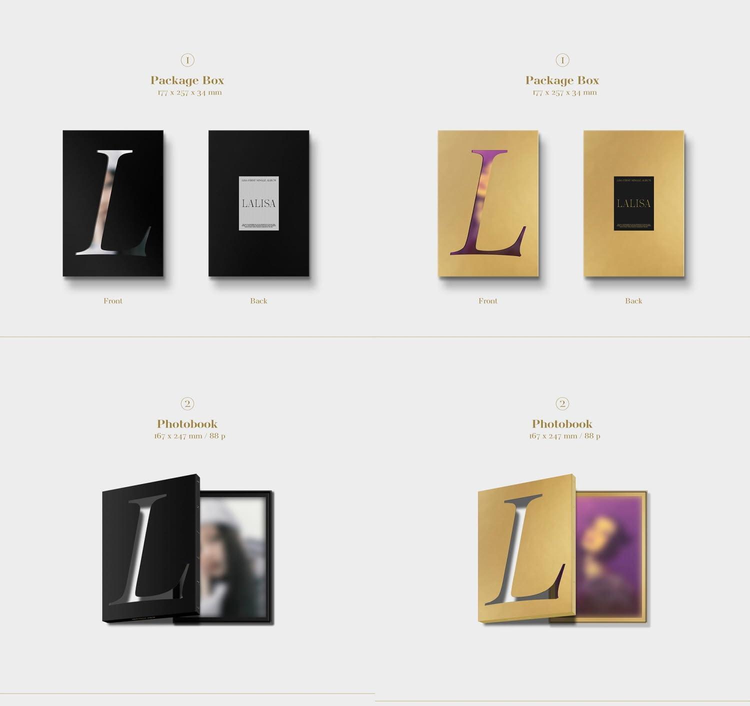 LISA BLACKPINK - FIRST SINGLE ALBUM LALISA (GOLD ver.) 2