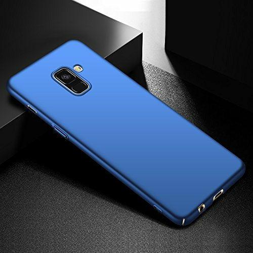 TopACE Samsung Galaxy A8 2018 Case, Hybrid Rubberised Back Hard Case Slim Hard Shell Case for Galaxy A8 2018 Smartphone (Black) 1